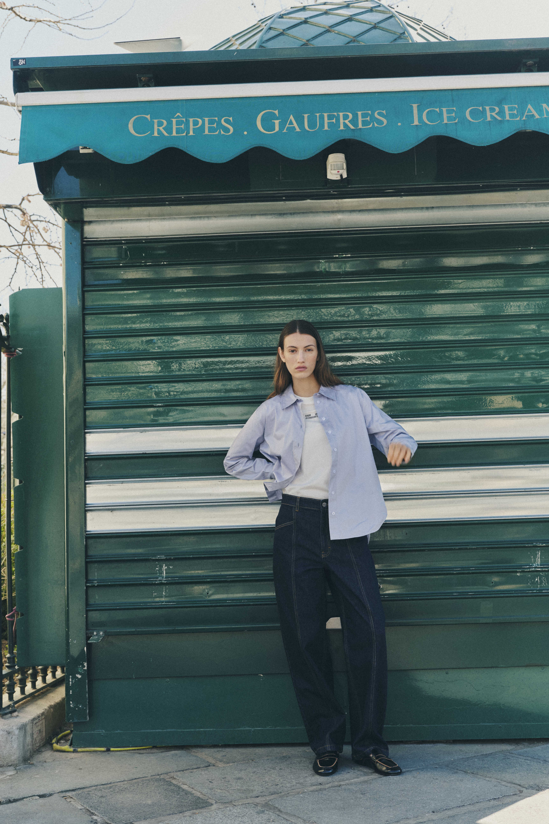 MAXENE BLUSE | Brunnera blau