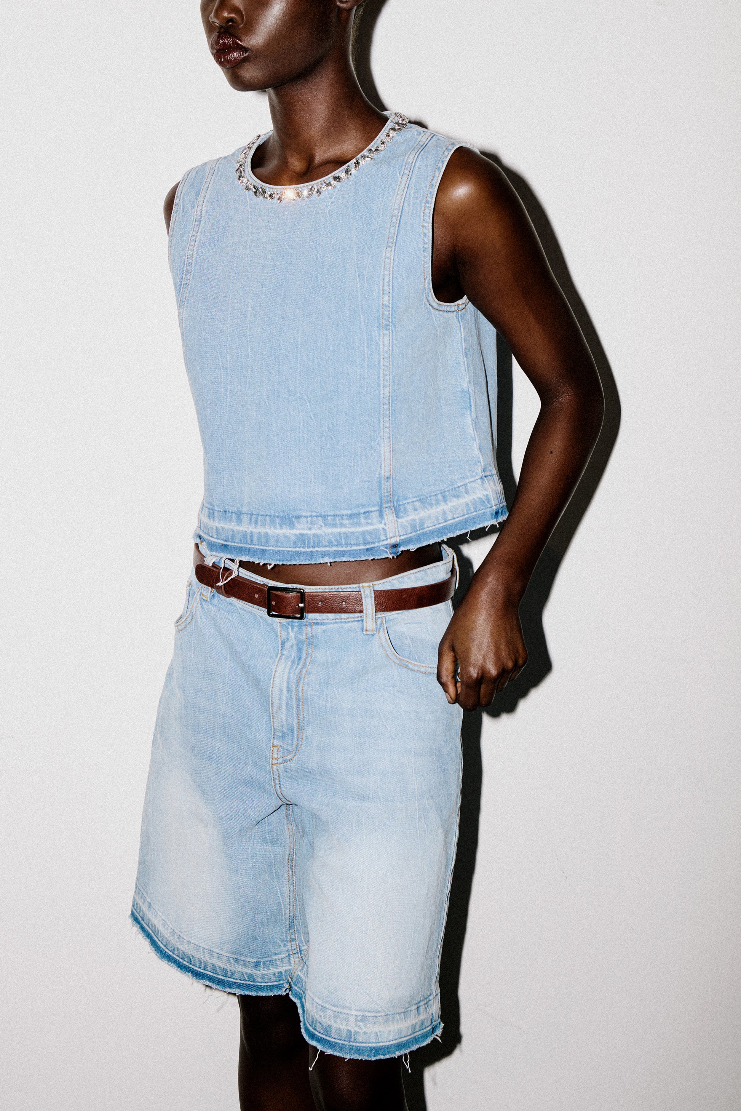 MEDINE TOP | Light Denim