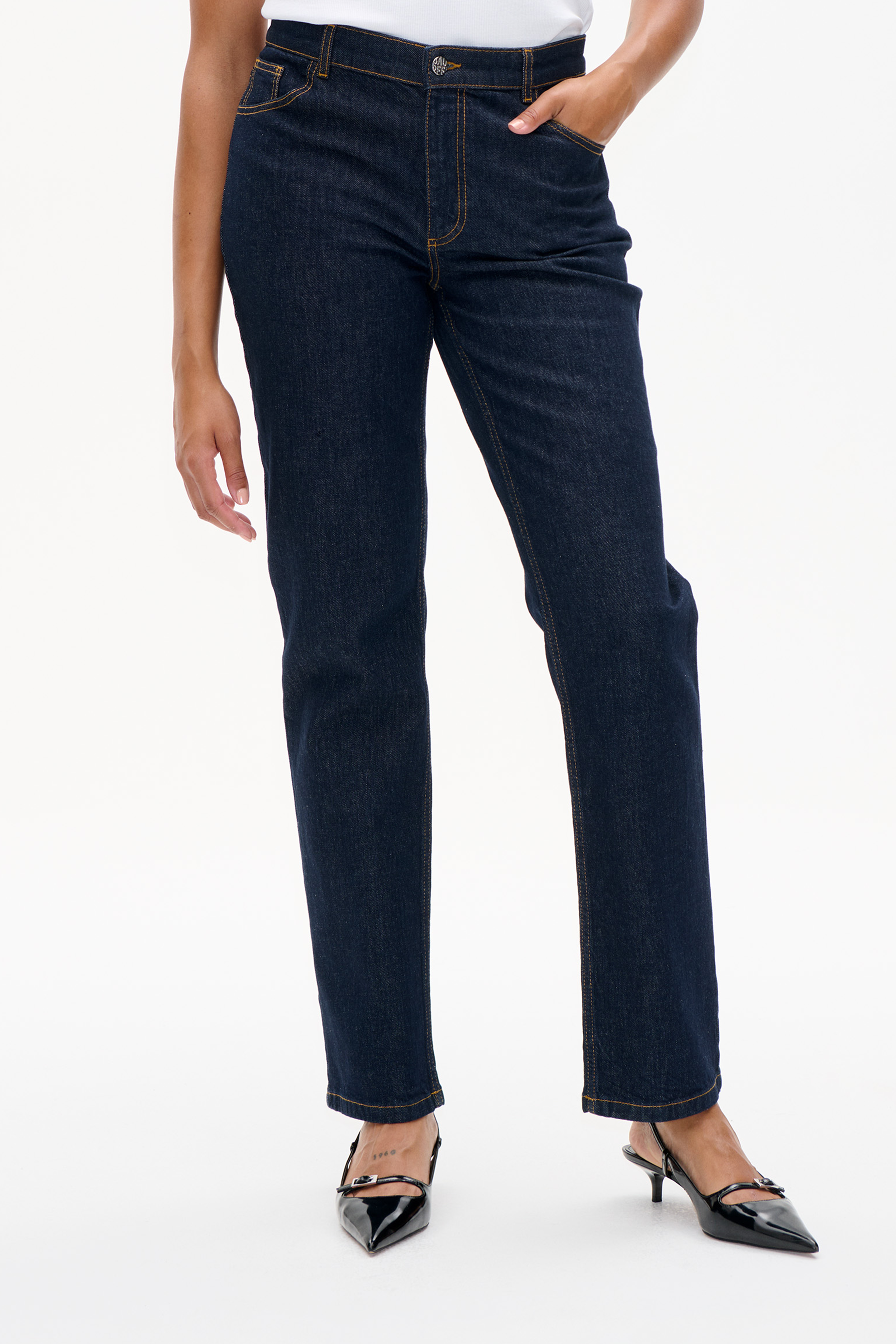 NO 04 JEANS | Dunkelblaue Waschung