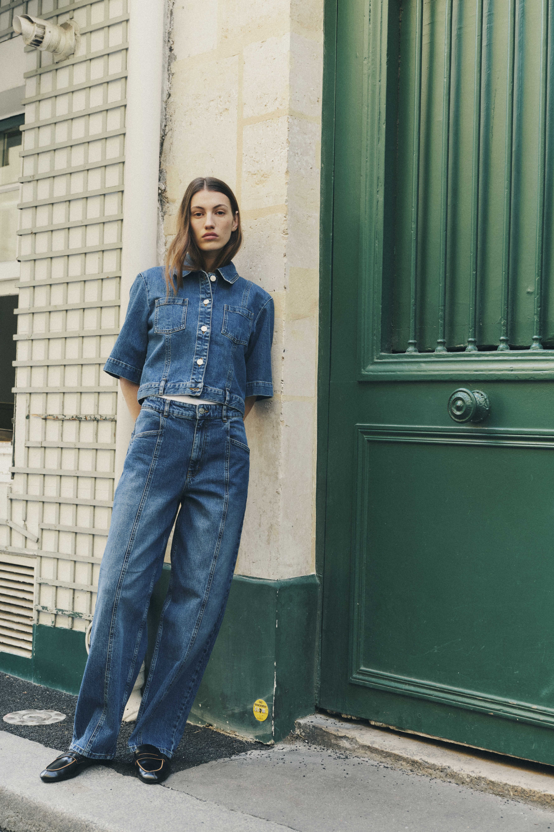 NO 05 BLUSE | Verwaschenes Blau