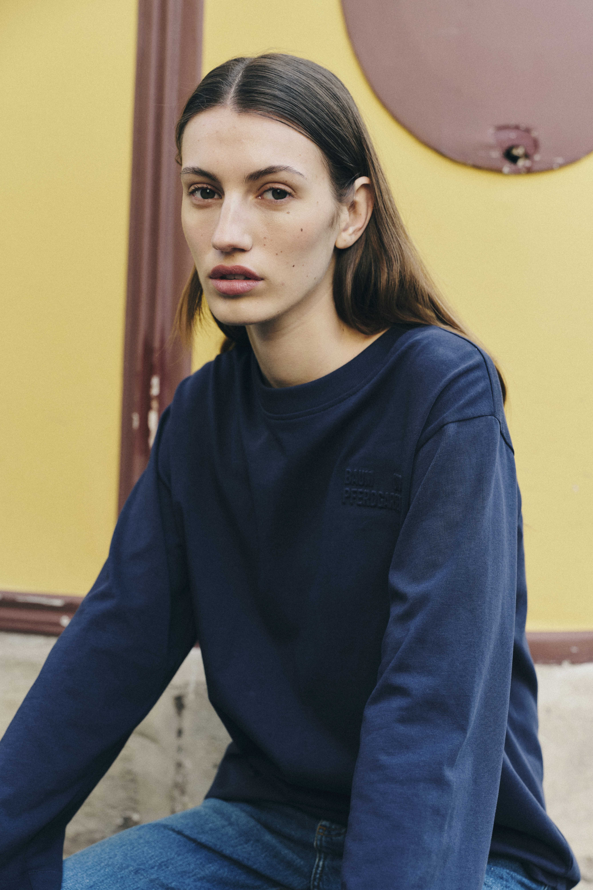 JEEVONA T-SHIRT | Baritonblau