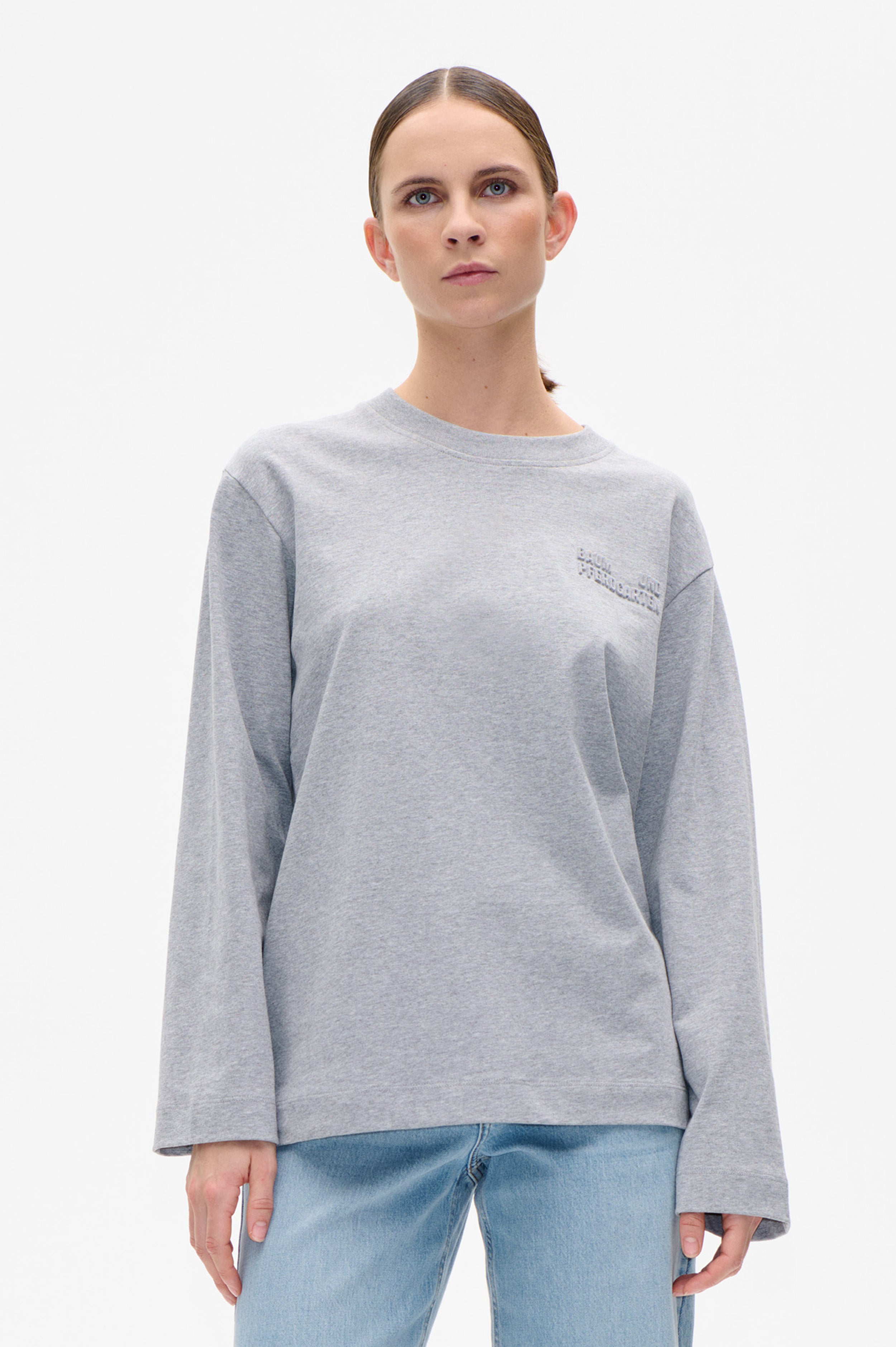 JEEVONA T-SHIRT | Grau Melange