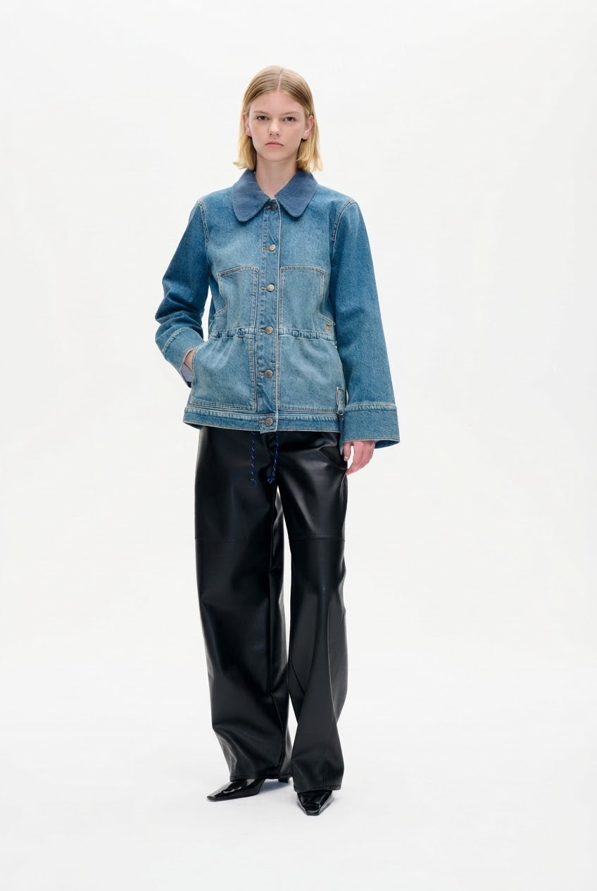 BENILDA JACKE | Blau gewaschener Denim