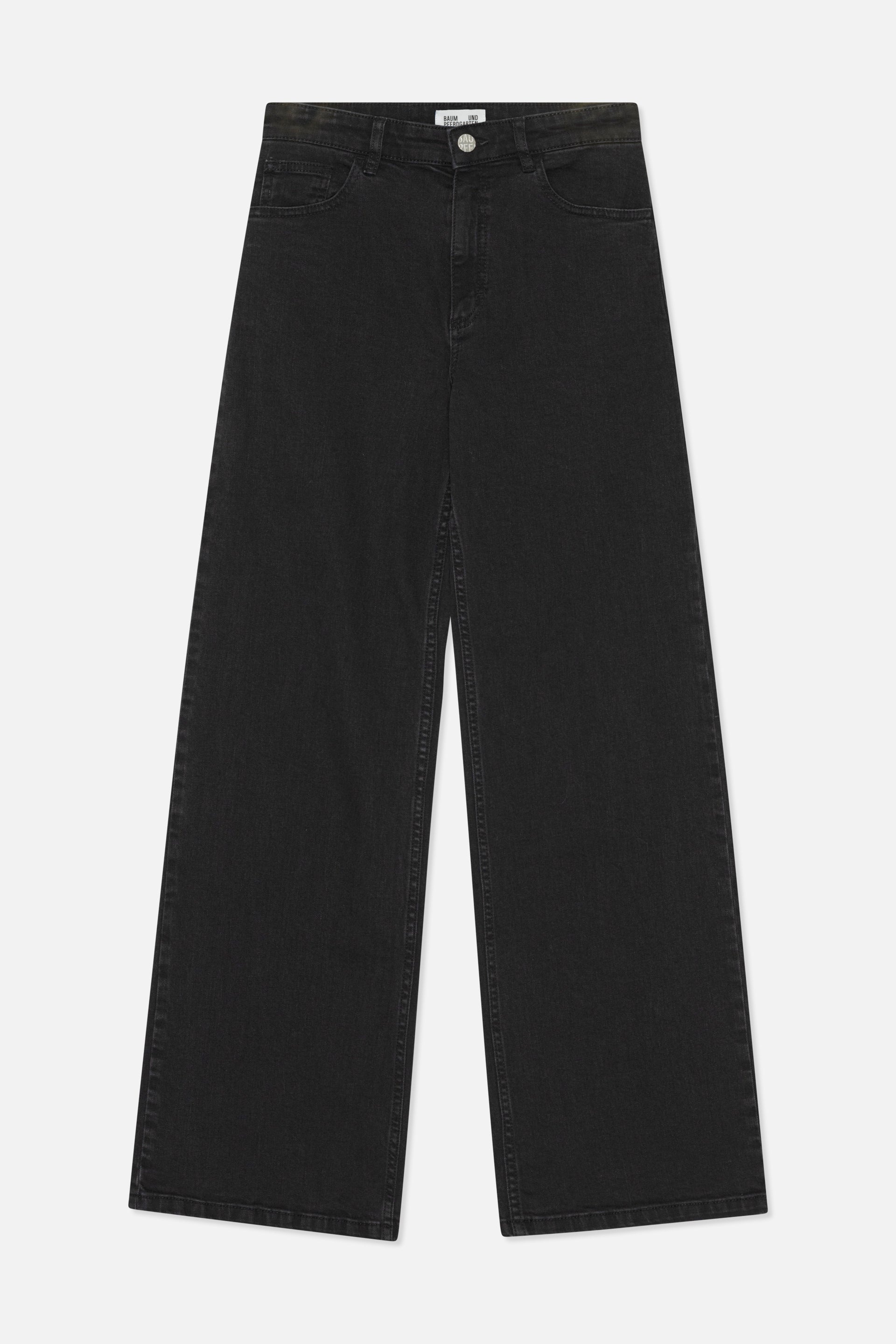 NO 01 NICETTE JEANS | Schwarzer Denim
