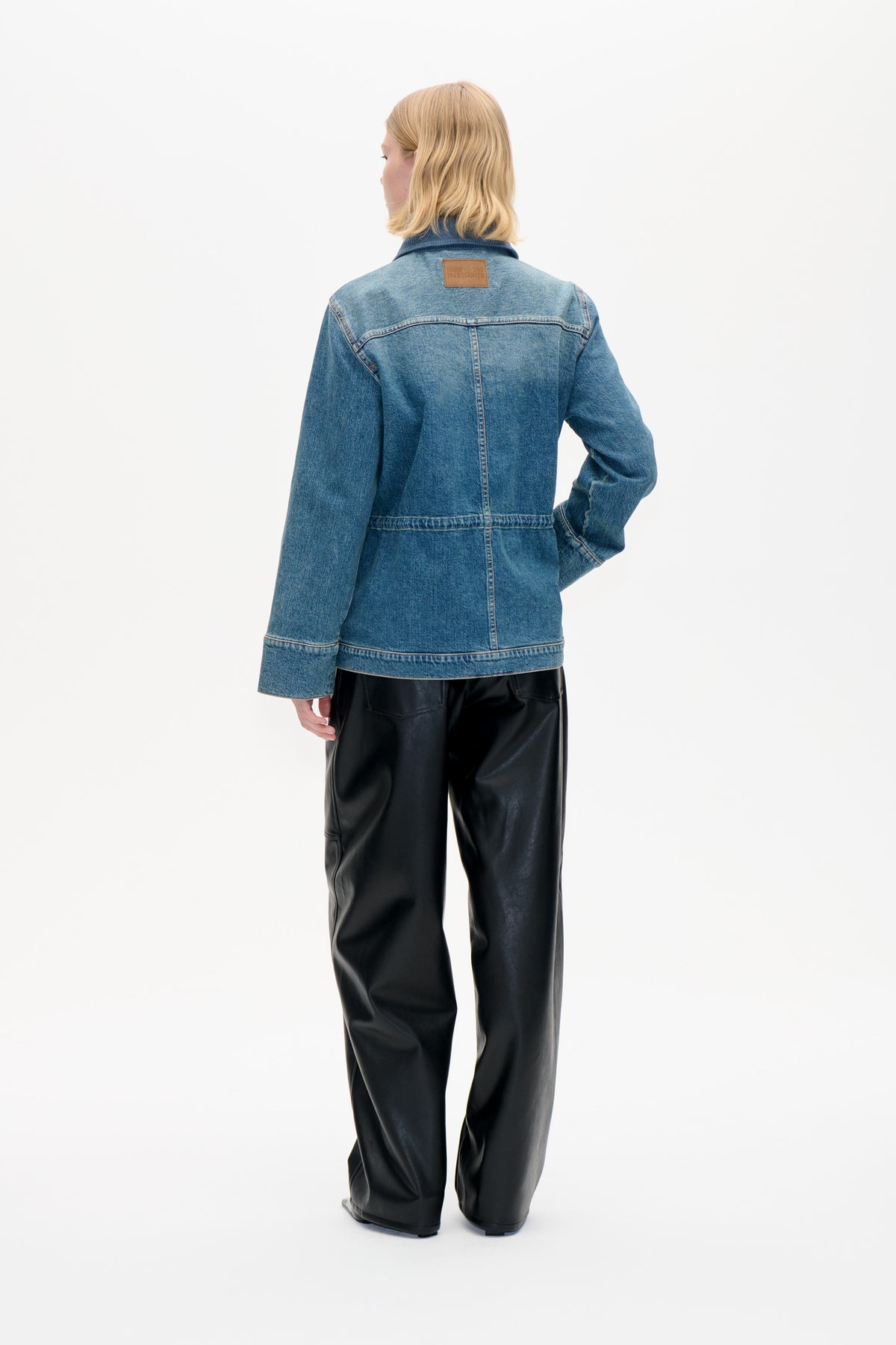 BENILDA JACKE | Blau gewaschener Denim