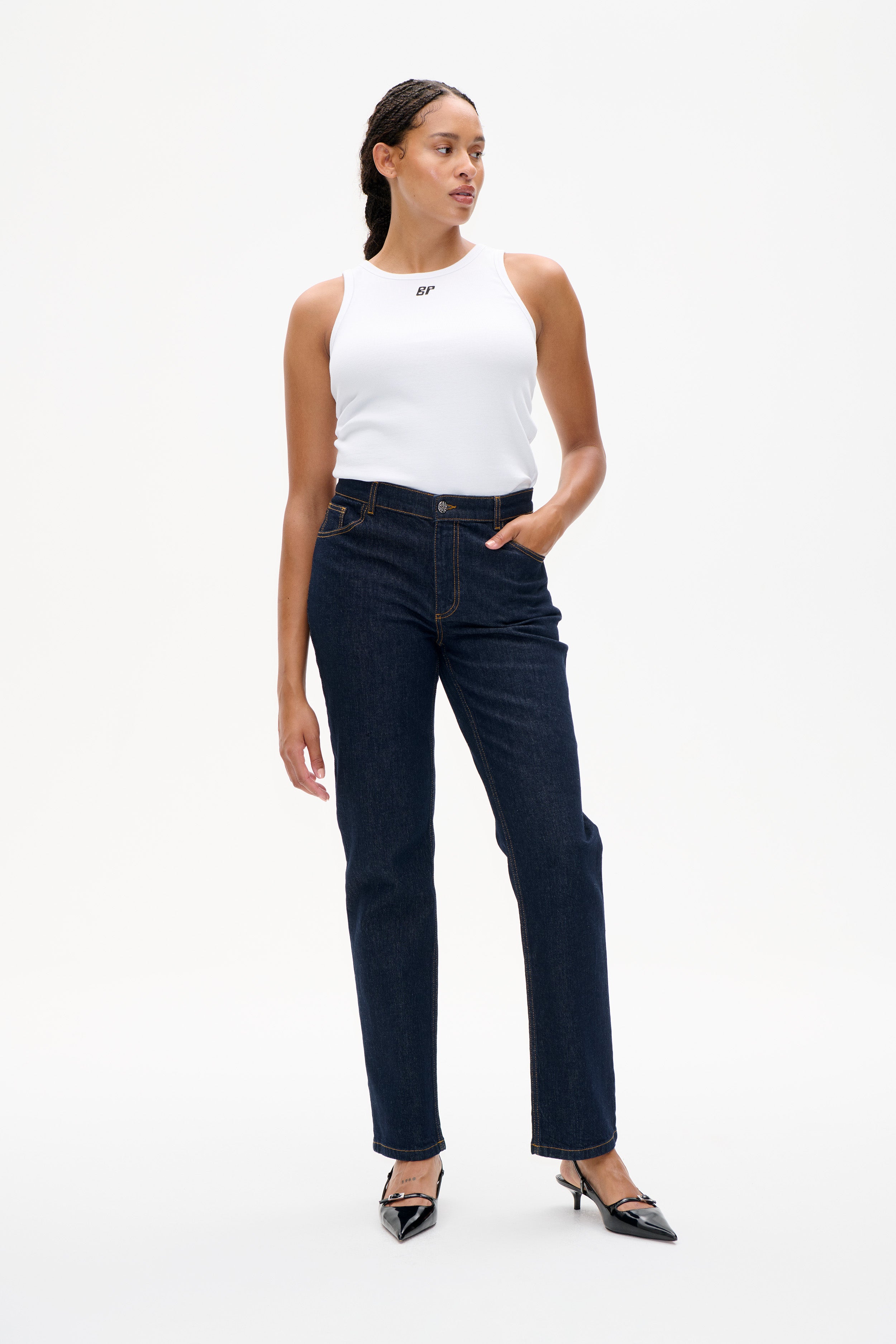 NO 04 JEANS | Dark Blue Rinse