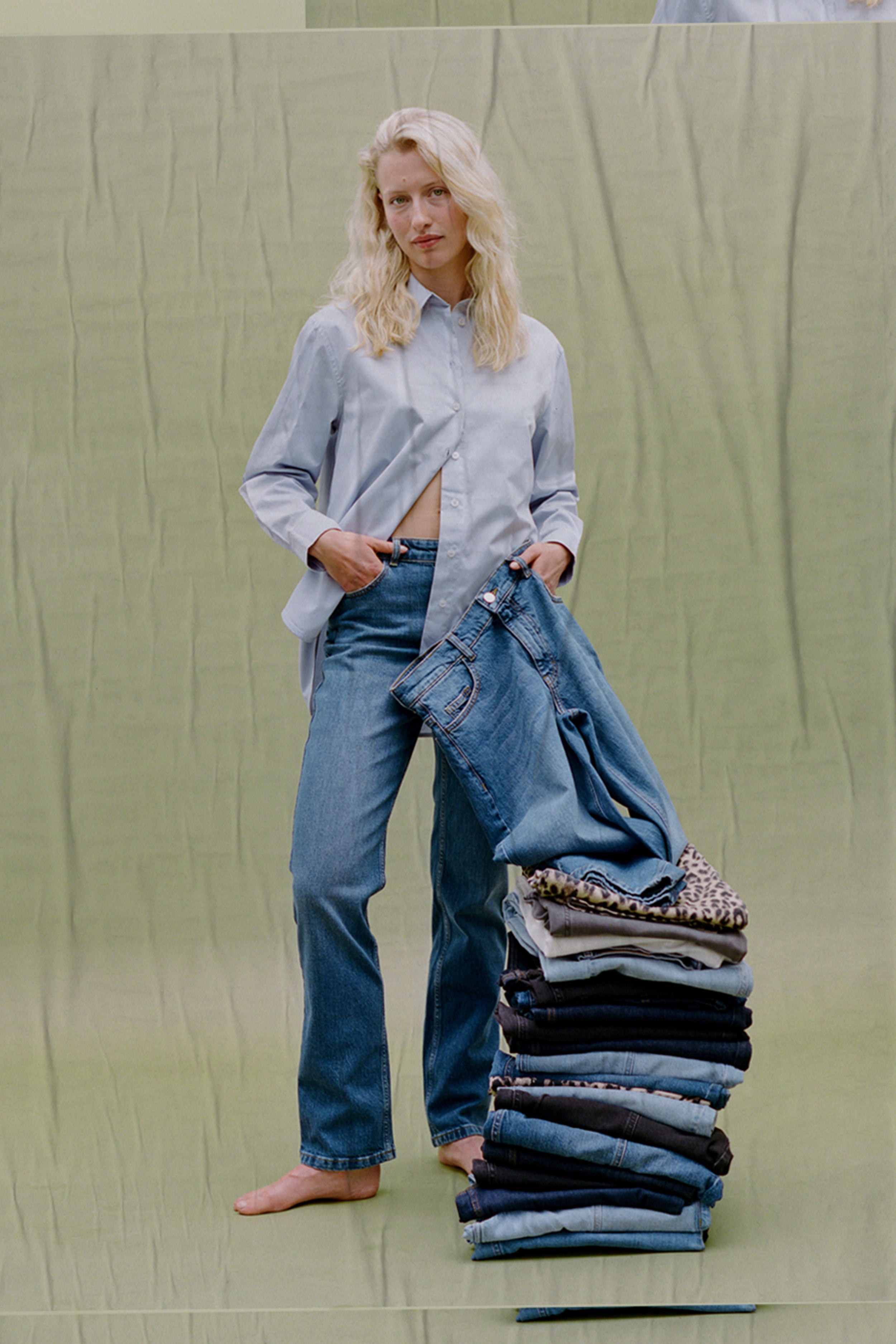 NO 04 JEANS | Ausgewaschenes Blau