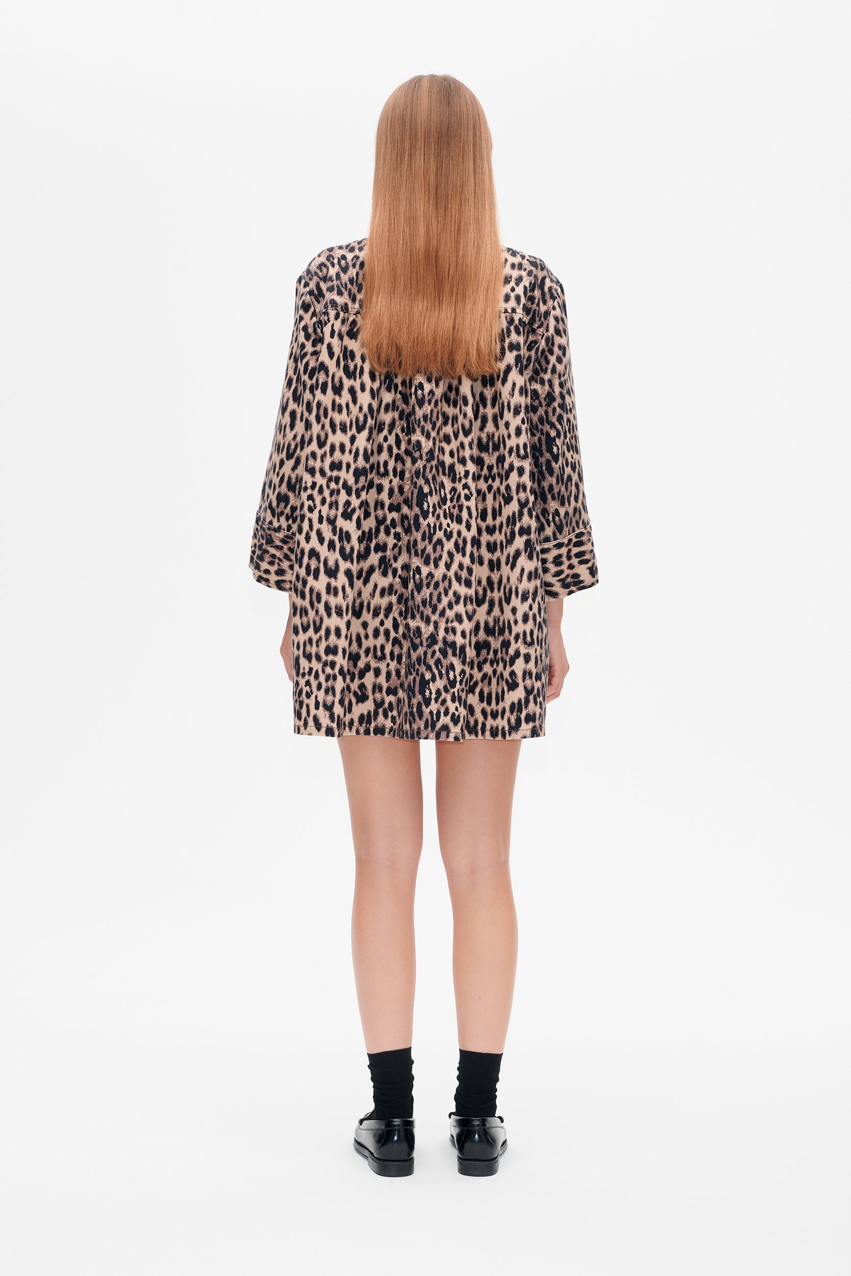 ABI DRESS | Brown Baum Leopard