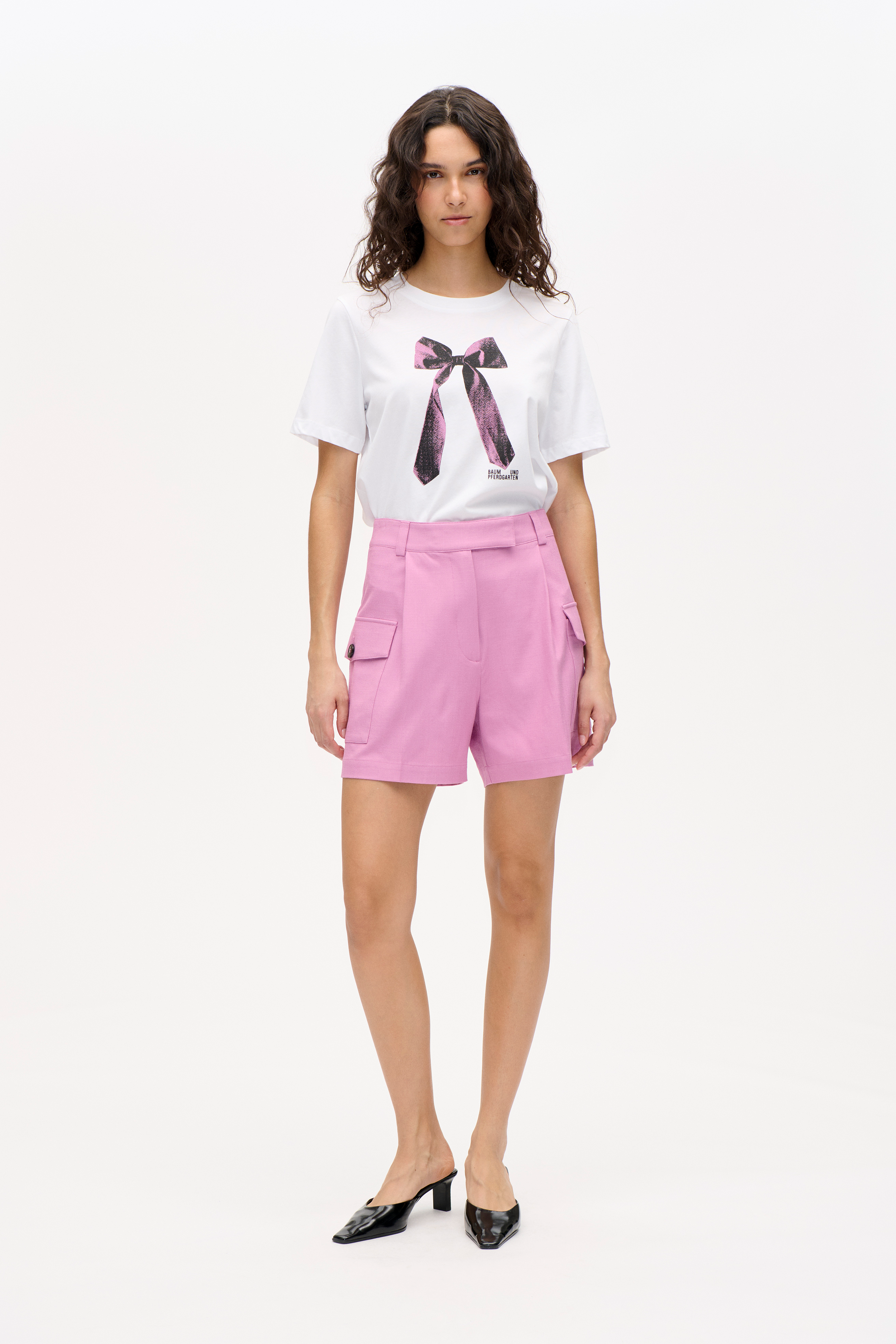 NIMRA SHORTS | Mauve Orchid