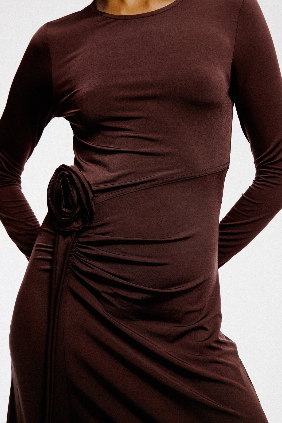 JITSKEL KLEID | Schokobraun