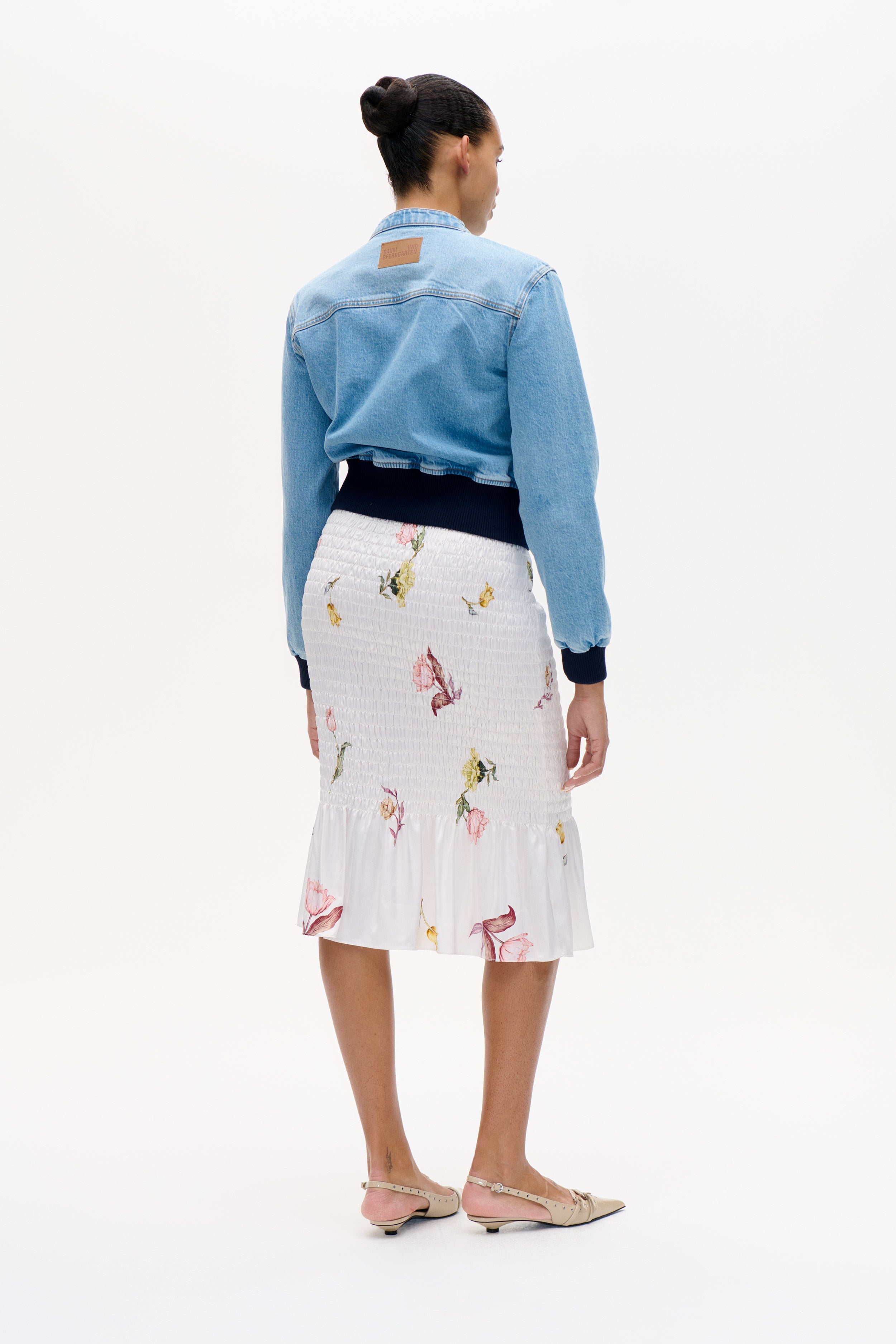 SABELLE Rock | Kokoscreme-Tulpen