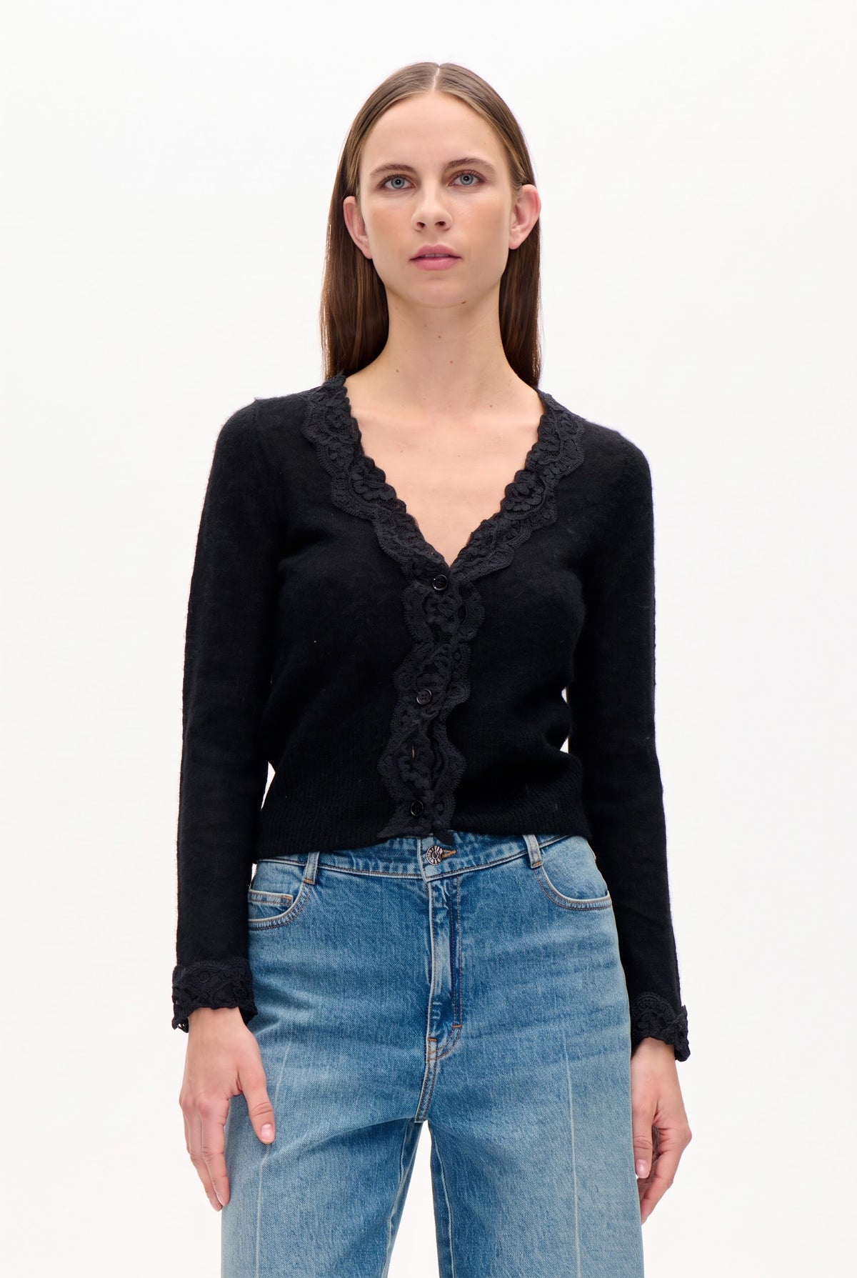 CAPELLA STRICKJACKE | Schwarz